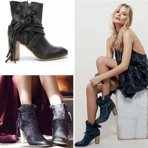 Free People ankle boots “seven wonders” graphite grey NWT SIZE 38